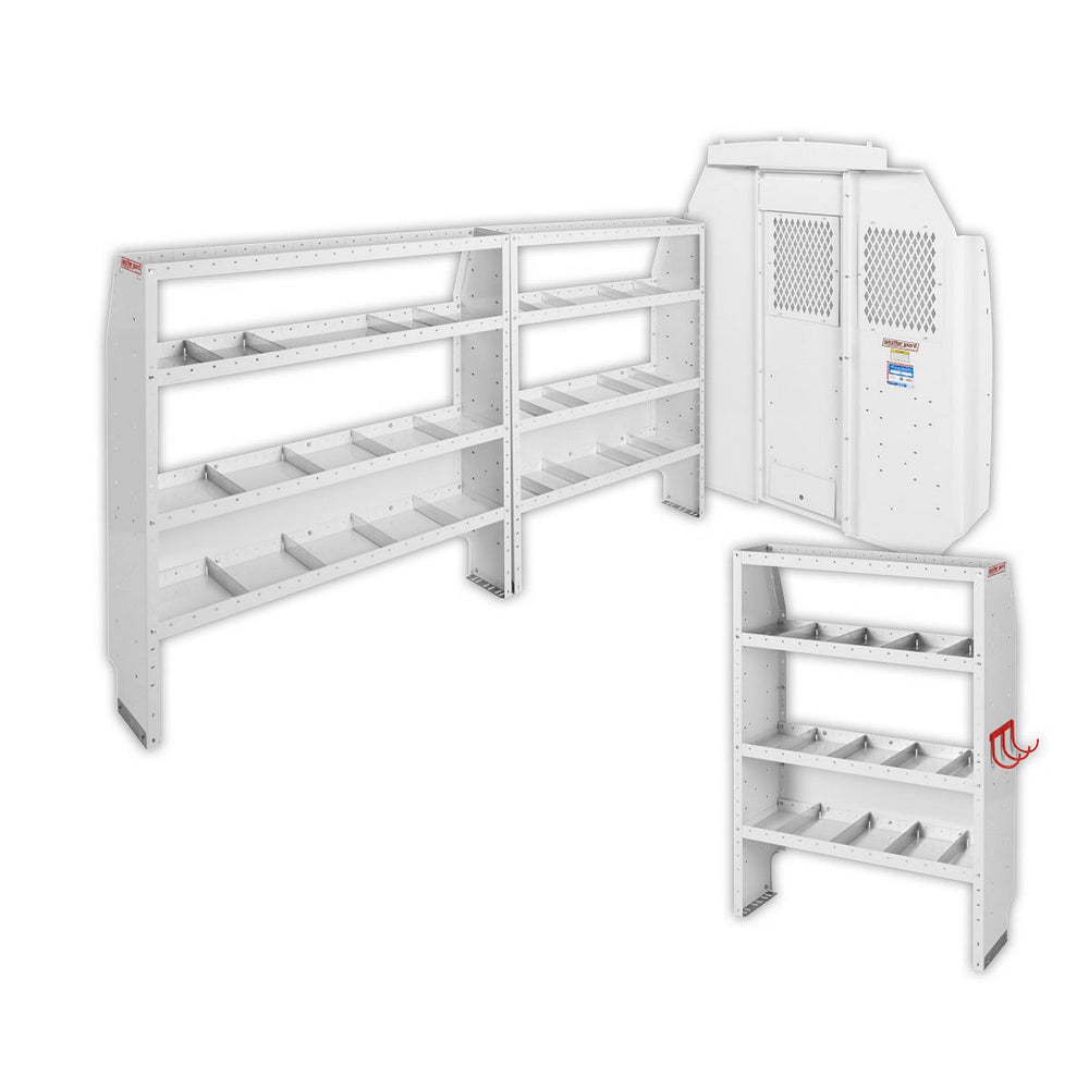 Weather Guard Commercial Shelving Van Package for Mercedes-Benz Sprinter High Roof, 144 in Wheelbase (600-8450R)