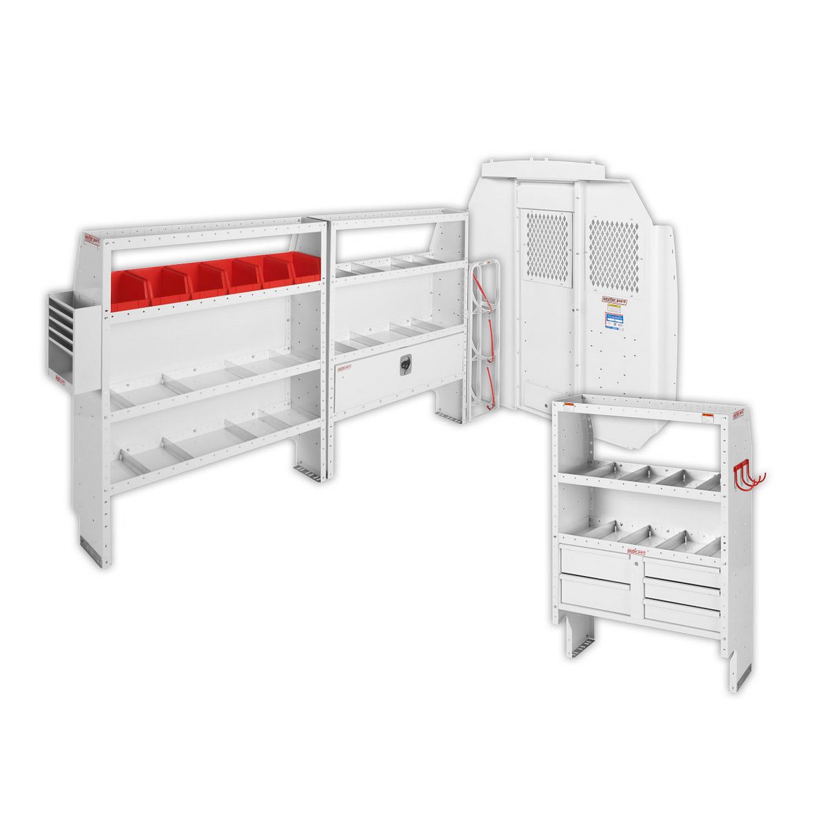 Weather Guard HVAC/Mechanical Van Package for Mercedes-Benz Sprinter High Roof, 144 in Wheelbase (600-8453R)