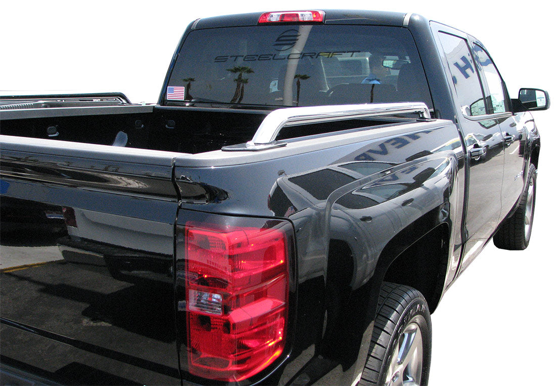 Steelcraft Bed Rails - Stainless Steel - 2014-2023 Chevy Silverado / GMC Sierra 1500 5.5' Bed (602247)