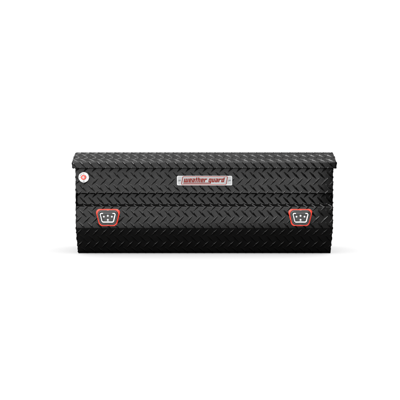 Weather Guard 48 in Aluminum All-Purpose Chest Tool Box, Gloss Black (624-5-04)