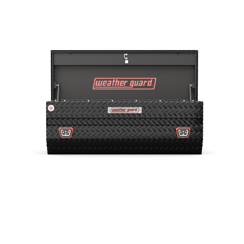 Weather Guard 48 in Aluminum All-Purpose Chest Tool Box, Gloss Black (624-5-04)