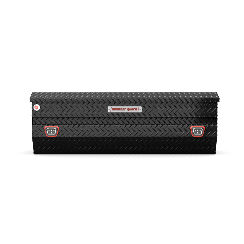 Weather Guard 58 in Aluminum All-Purpose Chest Tool Box, Gloss Black (634-5-04)