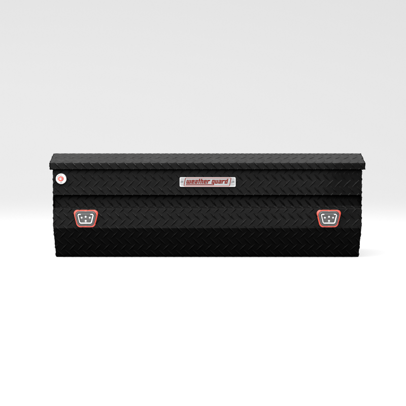 Weather Guard 58 in Aluminum All-Purpose Chest Tool Box, Textured Matte Black (634-52-04)