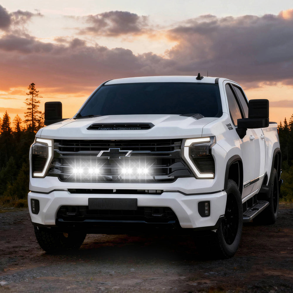 ARC Lighting Tiny Monster Grille Kit, Silverado HD WT/LT/LTZ/High Country, 2025, 4 Bars - Part 63CA4