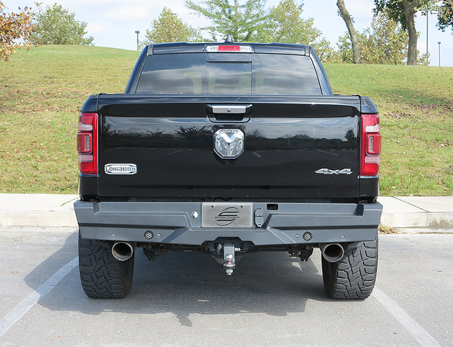 Steelcraft Elevation Rear Bumper - Fine Textured Black - 2019-2024 Ram 1500 (Includes Rebel) (65-22270)