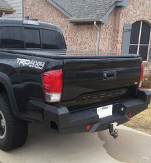 Steelcraft Elevation Rear Bumper - Fine Textured Black - 2016-2023 Toyota Tacoma (65-23420)