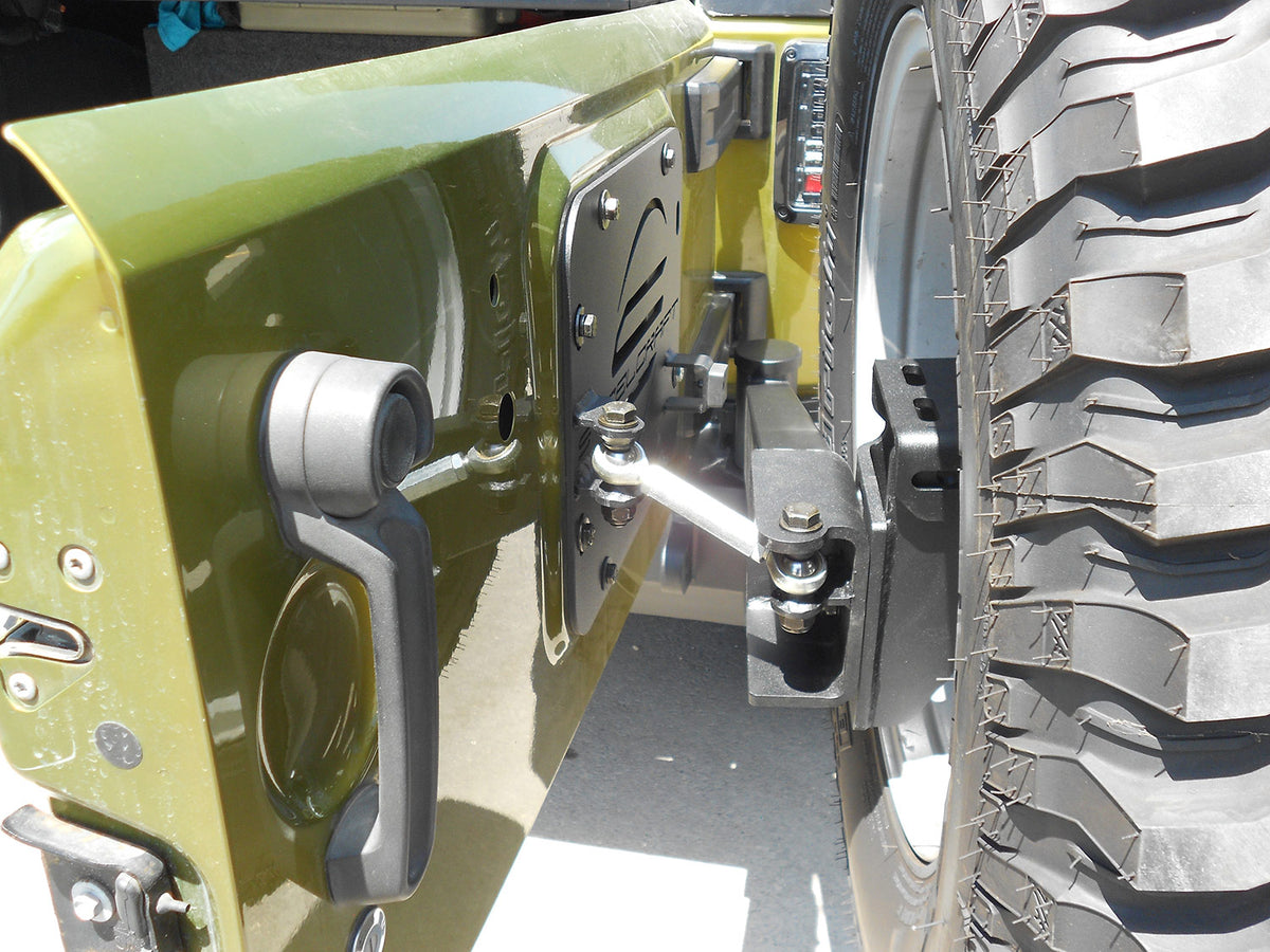 Steelcraft Tire Carrier - Textured Black - 2014-2018 Wrangler JK (65-92500TC)