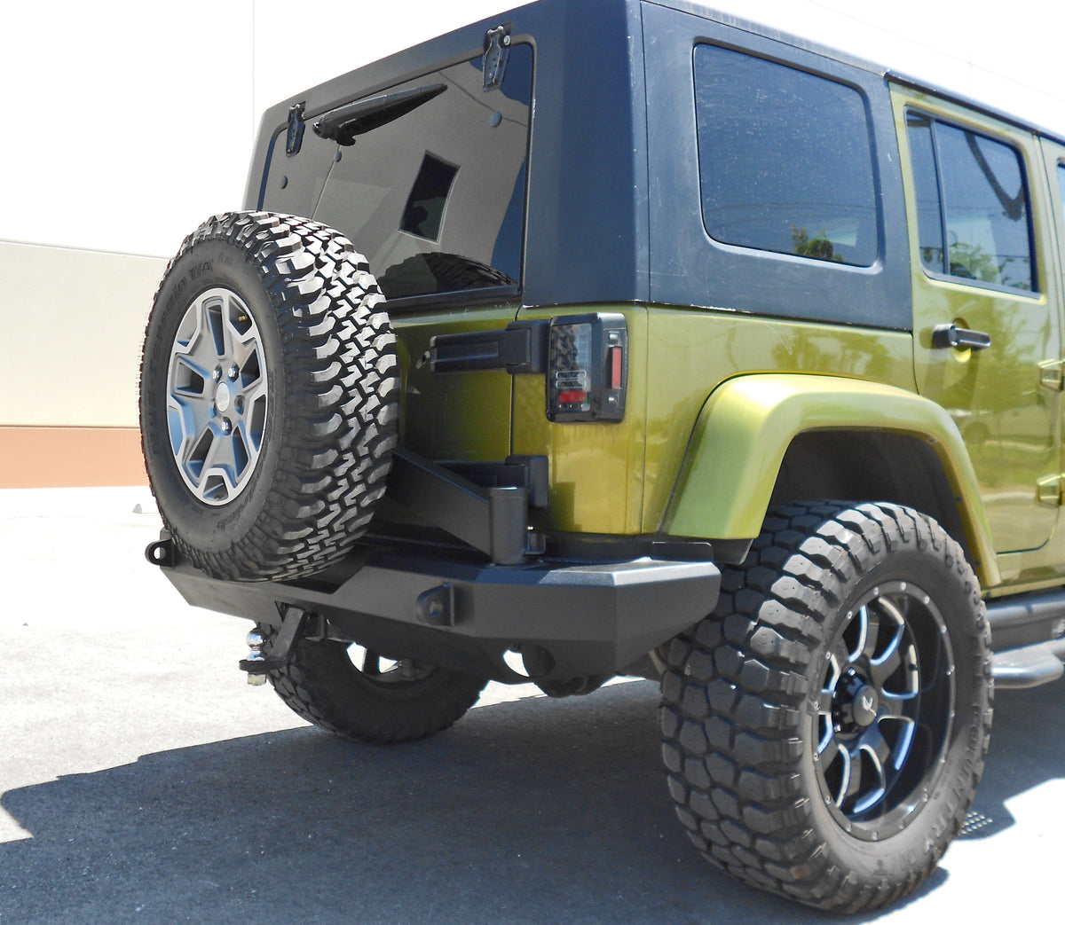 Steelcraft Rear Bumper - Textured Black - 2014-2018 Jeep Wrangler JK (65-92500)