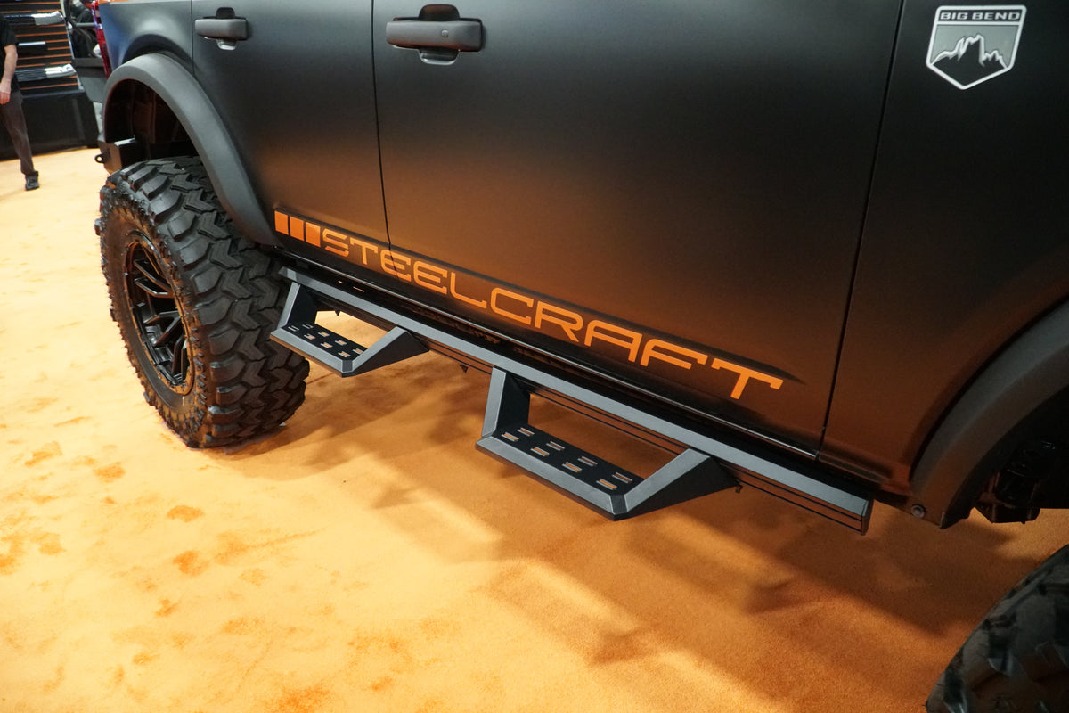 Steelcraft STX Drop Step - Black - 2021-2025 Ford Bronco 4 Dr (700-15020)