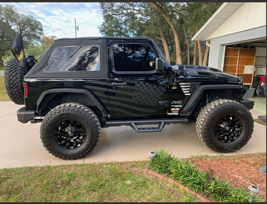 Steelcraft STX Drop Step - Black - 2018-2025 Jeep Wrangler JL 2 Dr (700-22400)