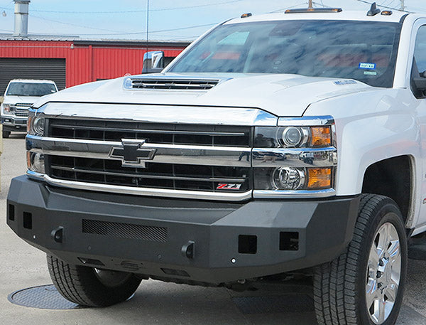 Steelcraft Fortis Front Bumper - Textured Black - 2015-2019 Chevy Silverado 2500/3500 (71-10440)