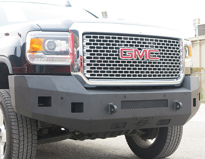 Steelcraft Fortis Front Bumper - Textured Black - 2015-2019 GMC Sierra 2500/3500 (71-10460)