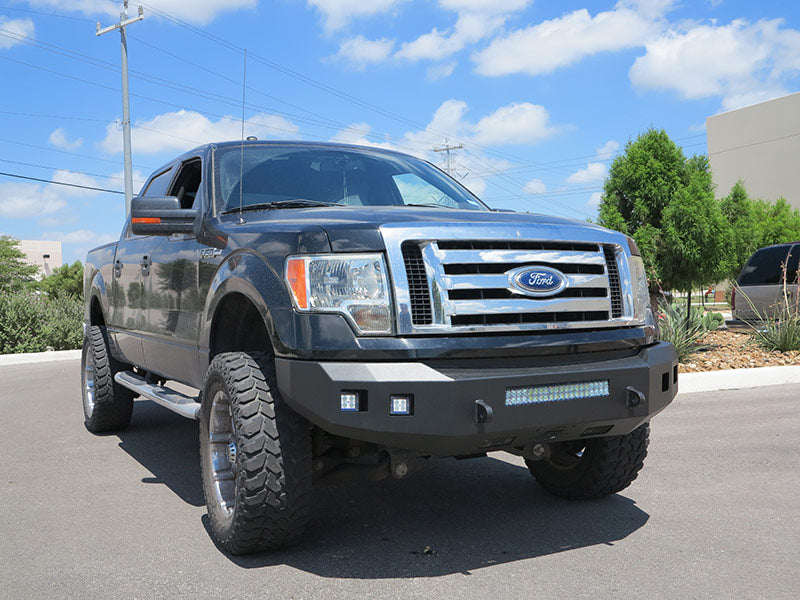 Steelcraft Fortis Front Bumper - Textured Black - 2014 Ford F150 (71-11360)
