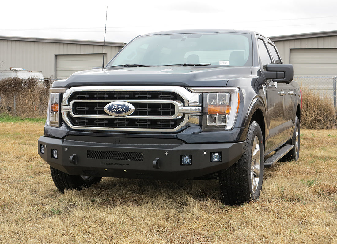 Steelcraft Fortis Front Bumper - Textured Black - 2021-2023 Ford F150 (71-11430)