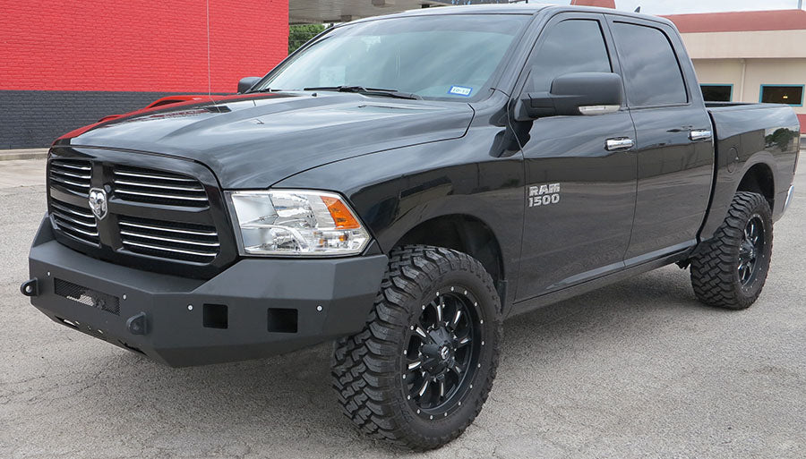 Steelcraft Fortis Front Bumper - Textured Black - 2014-2018 Dodge Ram 1500 / 2019-2024 Ram 1500 Classic (Excludes Rebel and Warlock) (71-12250)