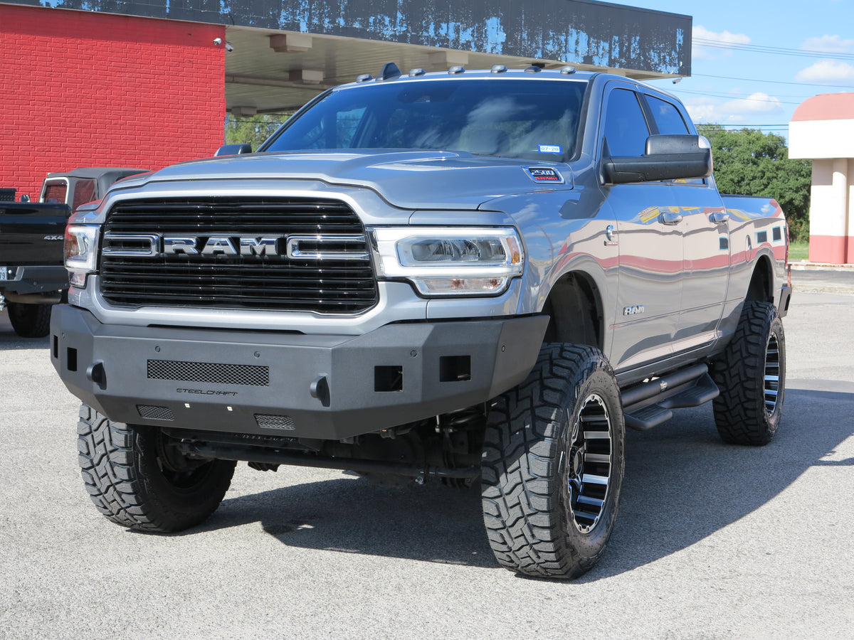 Steelcraft Fortis Front Bumper - Textured Black - 2019-2025 Ram 2500/3500 (71-12280)