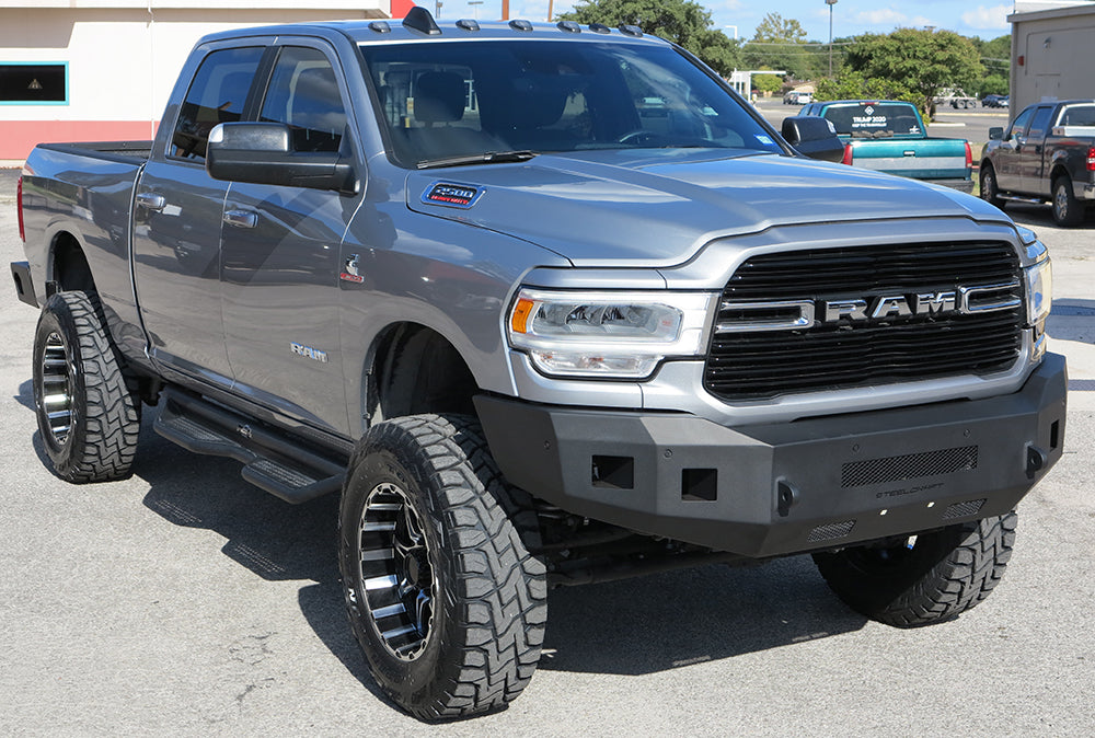 Steelcraft Fortis Front Bumper - Textured Black - 2019-2025 Ram 2500/3500 (71-12280)
