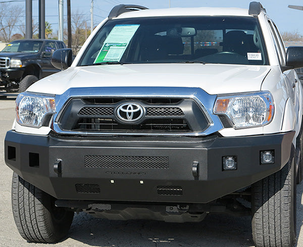 Steelcraft Fortis Front Bumper - Textured Black - 2014-2015 Tacoma (71-13370)