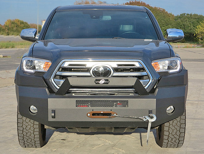 Steelcraft Fortis Front Bumper - Textured Black - 2016-2023 Tacoma (71-13420)
