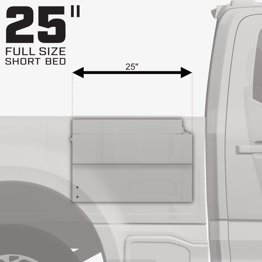 Vector 7184 Notched Chest Truck Tool Box installed in a pickup truck