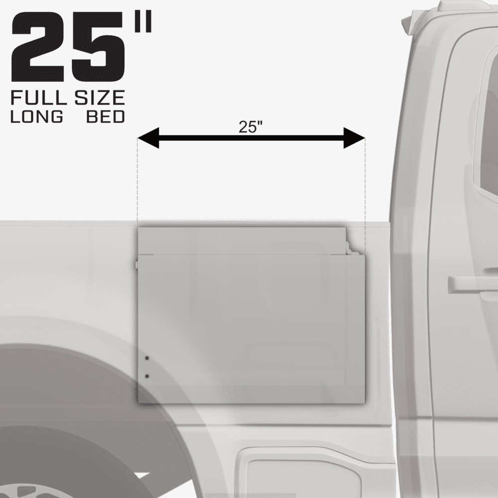 Vector 7185 Chest Truck Tool Box for Long Beds installed in a pickup truck