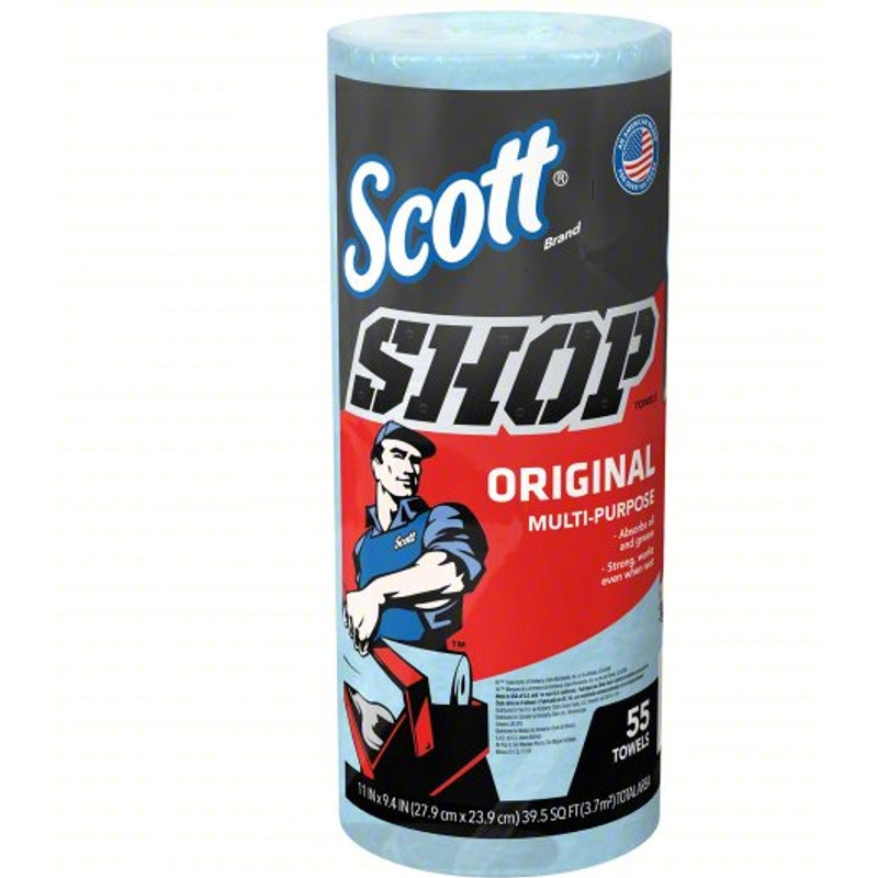 Scott Shop Towels Original Roll, 55 Count (75130)