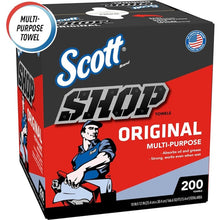 Scott Shop Towels Original Pop-Up Box, 200 Count - Blue (75190)