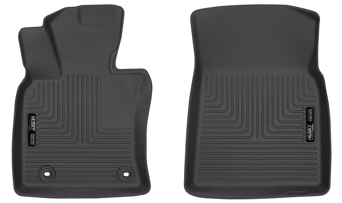 Husky Liners Weatherbeater - Front Floor Liners - 2018-2024 Toyota Camry - Part 13281