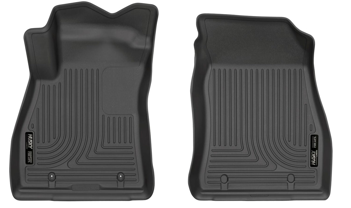 Husky Liners Weatherbeater - Front Floor Liners - 2014-2019 Nissan Sentra - Part 15201