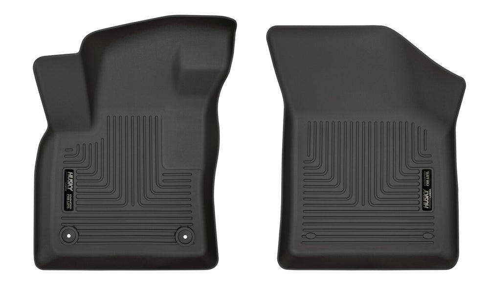 Husky Liners Weatherbeater - Front Floor Liners - 2018-2026 Volkswagen Atlas / 2020-2026 Volkswagen Atlas Cross Sport - Part 15221