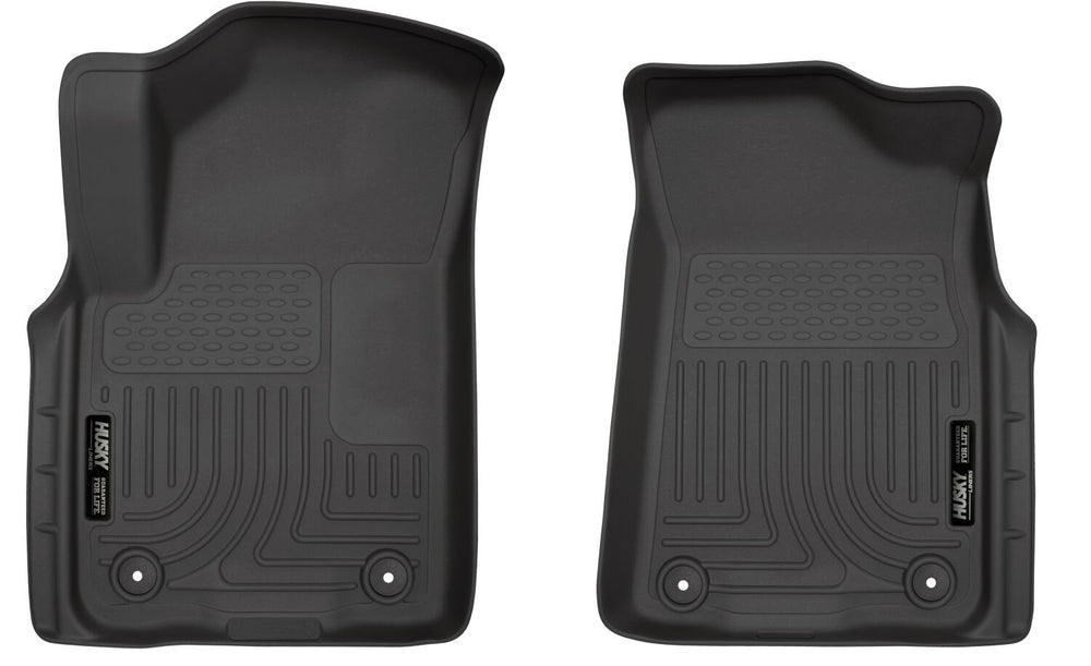 Husky Liners Weatherbeater - Front Floor Liners - 2019-2024 INFINITI QX80 / 2019-2024 Nissan Armada - Part 15231