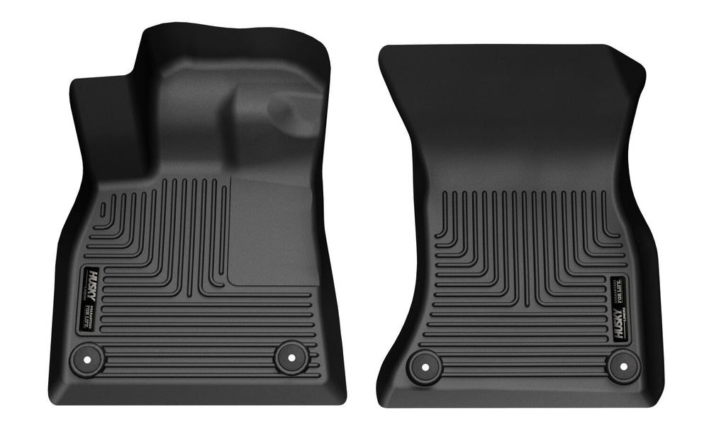 Husky Liners Weatherbeater - Front Floor Liners - 2018-2025 Audi Q5 / 2018-2025 Audi SQ5 - Part 15431