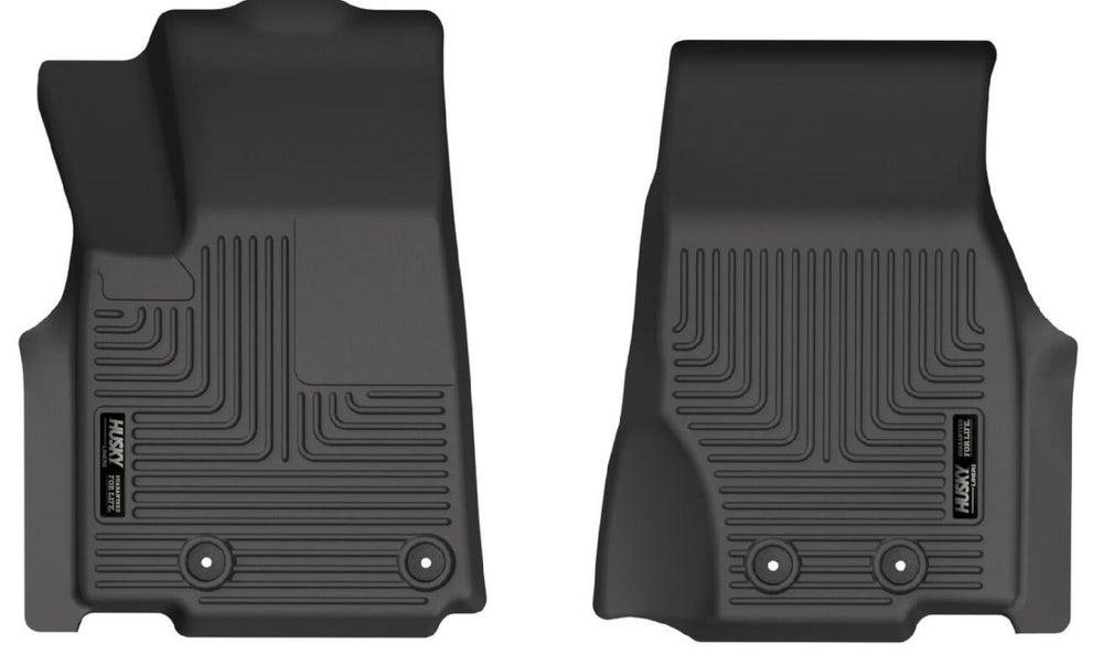 Husky Liners Weatherbeater - Front Floor Liners - 2023-2026 Jeep Grand Wagoneer L - Part 15671