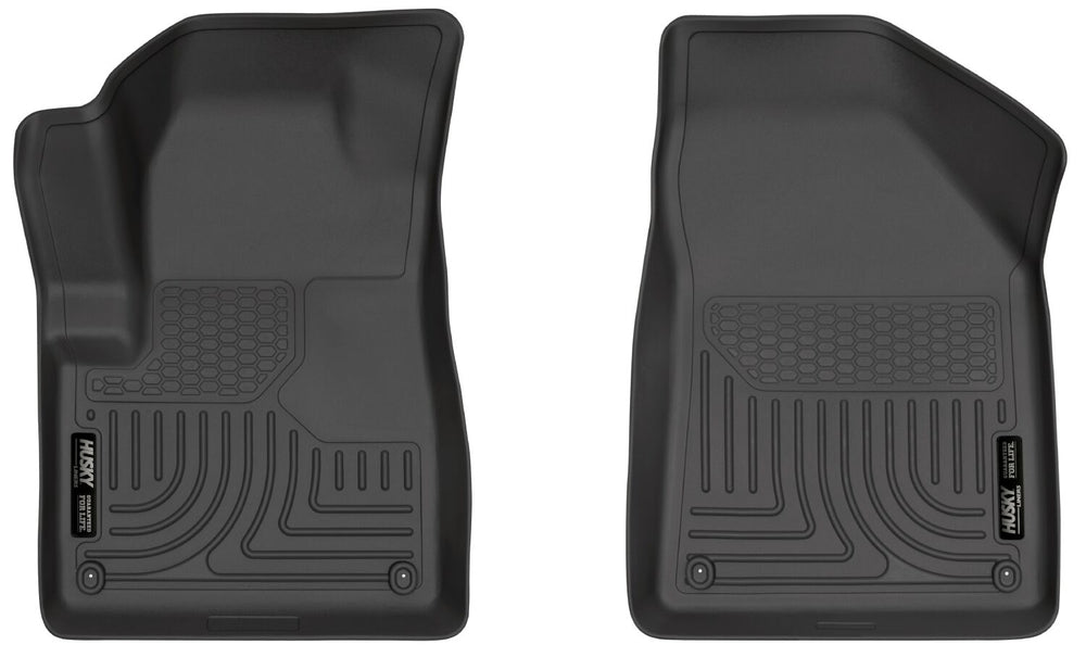 Husky Liners Weatherbeater - Front Floor Liners - 2014-2015 Jeep Cherokee - Part 17091