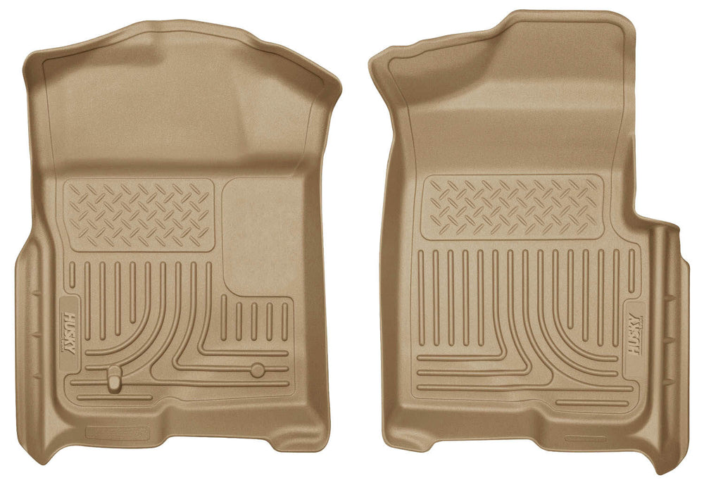 Husky Liners Weatherbeater - Front Floor Liners - 2009-2014 Ford F-150 - Part 18333