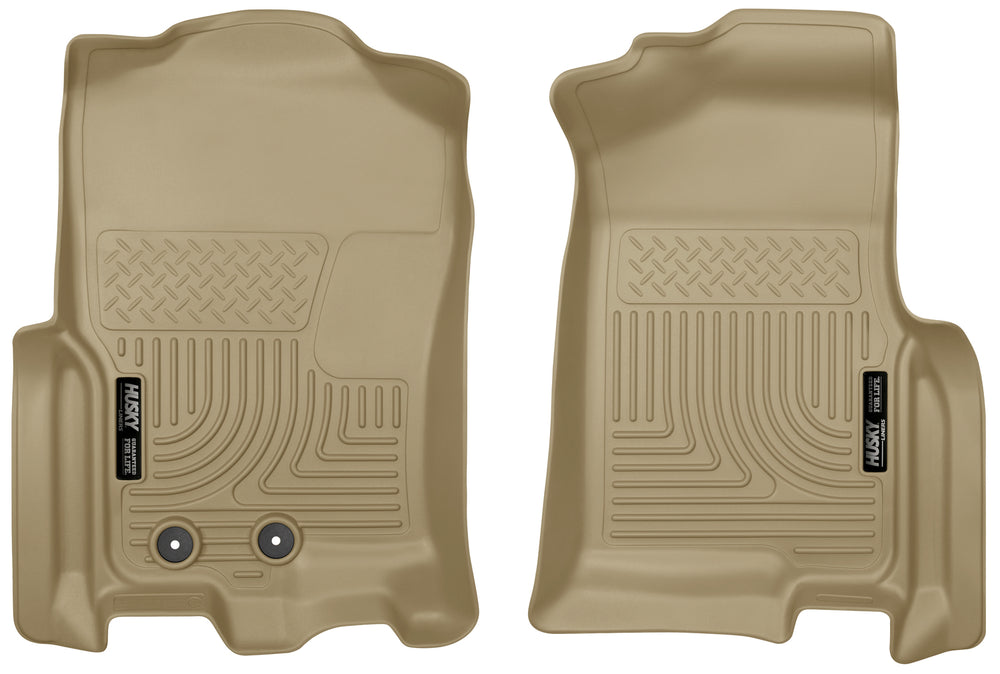 Husky Liners Weatherbeater - Front Floor Liners - 2011-2017 Ford Expedition / 2011-2017 Lincoln Navigator - Part 18373