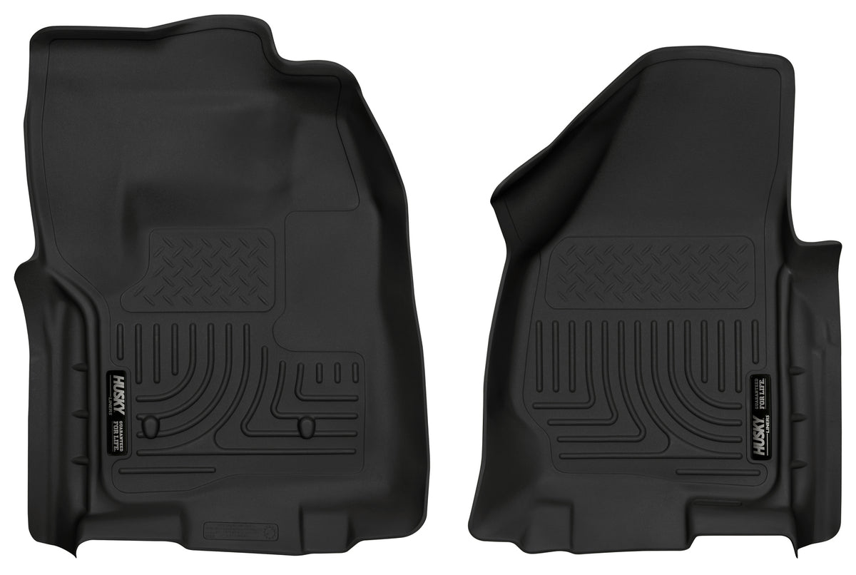 Husky Liners Weatherbeater - Front Floor Liners - 2012-2016 Ford F-250 Super Duty / 2012-2016 Ford F-350 Super Duty - Part 18721