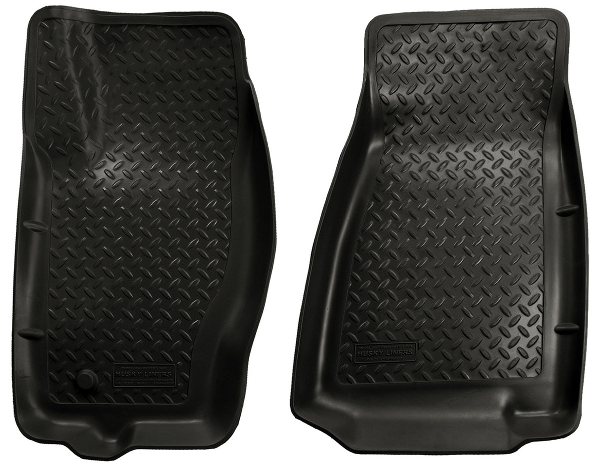 Husky Liners Classic Style - Front Floor Liners - 2005-2010 Jeep Grand Cherokee / 2006-2010 Jeep Commander - Part 30611
