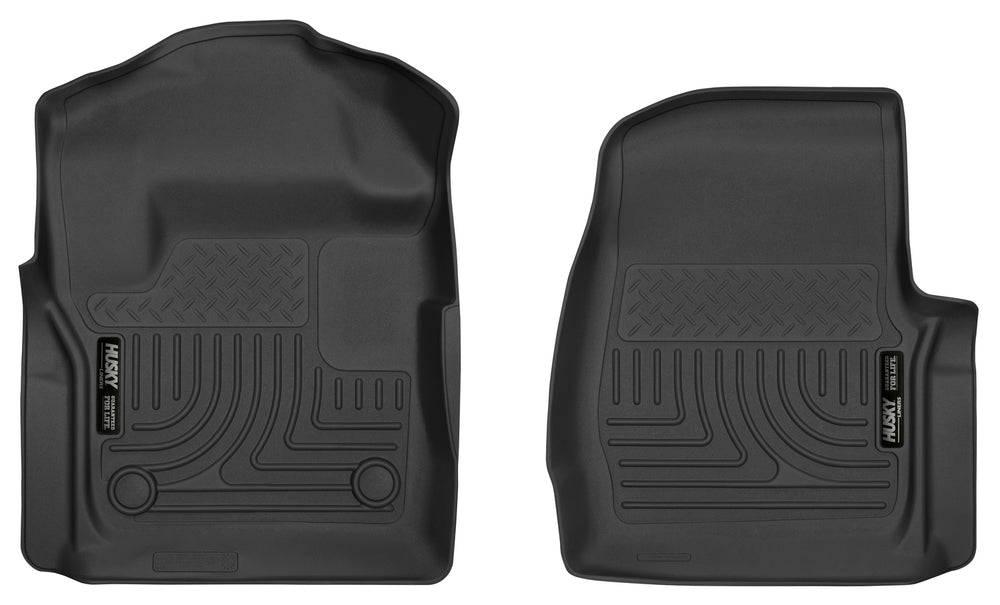 Husky Liners X-act Contour - Front Floor Liners - 2017-2026 Ford F-250 Super Duty / 2017-2026 Ford F-350 Super Duty - Part 52721