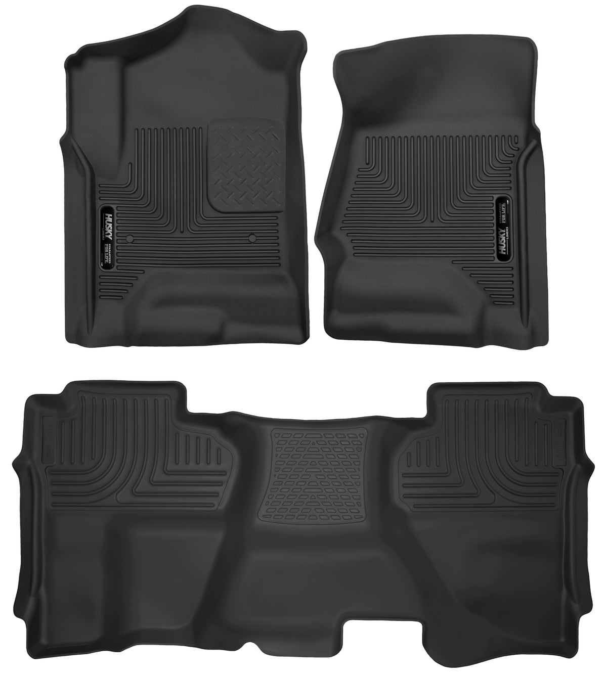 Husky Liners X-act Contour - Front & 2nd Seat Floor Liners - Part 53918
