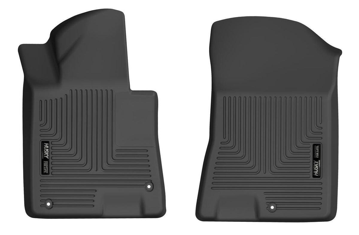 Husky Liners X-act Contour - Front Floor Liners - 2020-2026 Hyundai Sonata / 2021-2026 Kia K5 - Part 55301
