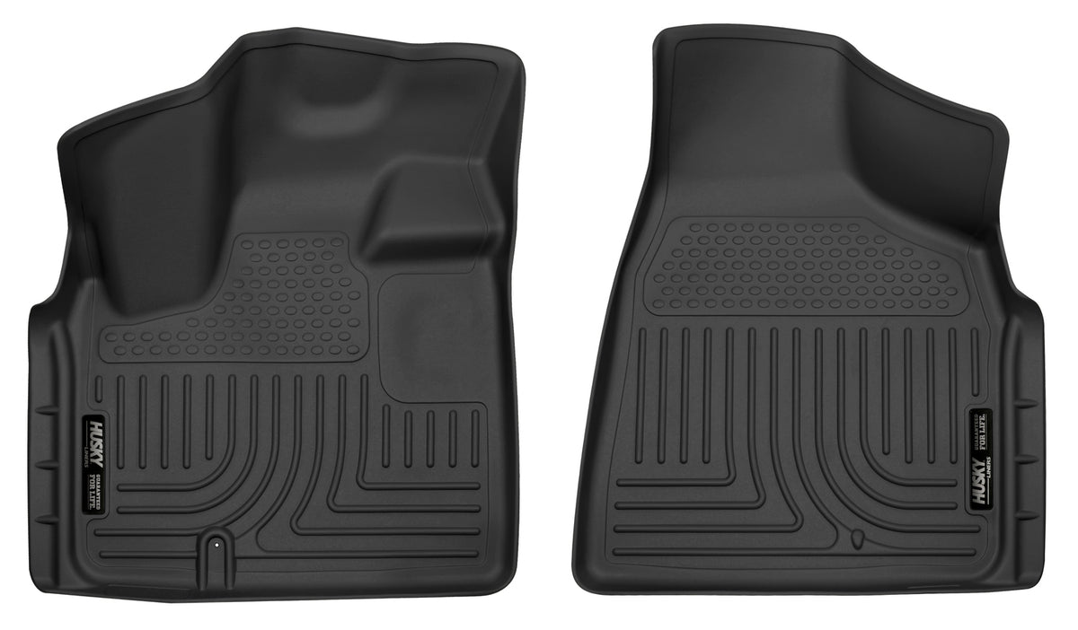 Husky Liners X-act Contour - Front Floor Liners - 2008-2016 Chrysler Town & Country / 2008-2020 Dodge Grand Caravan - Part 55521