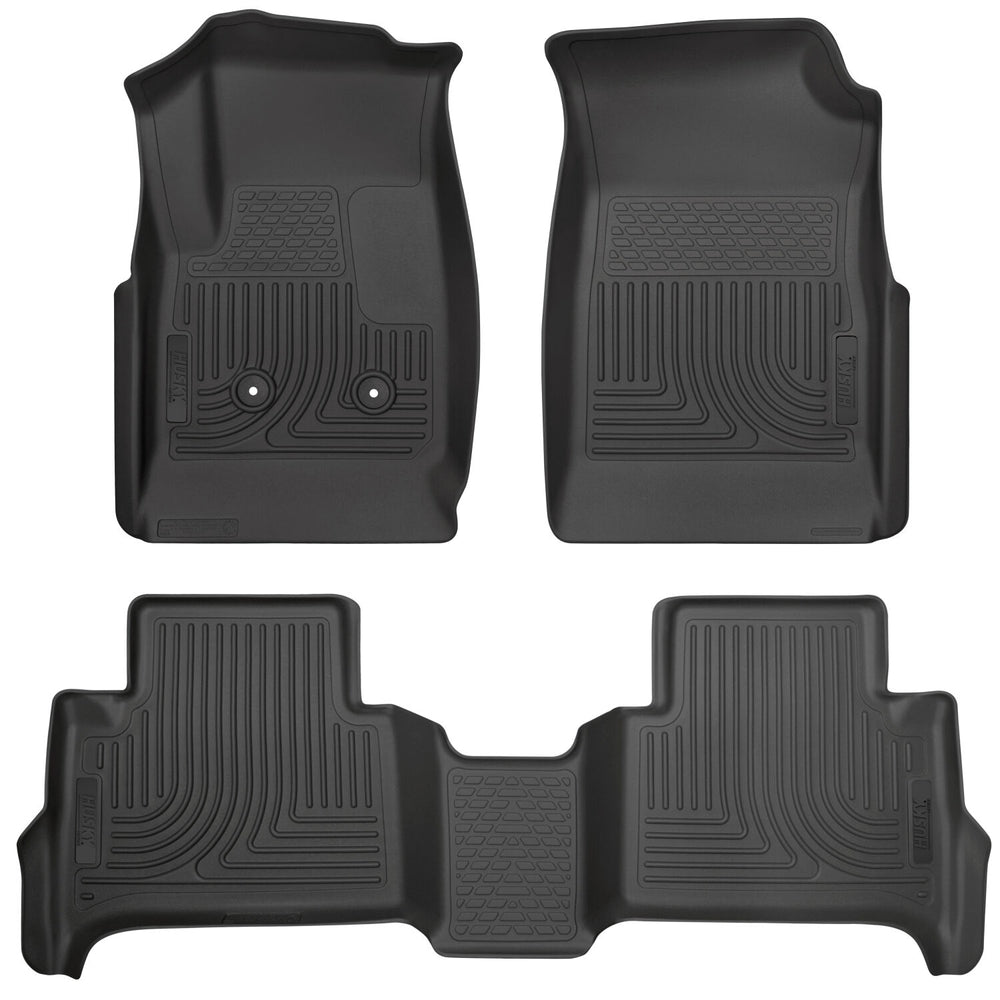 Husky Liners Weatherbeater - Front & 2nd Seat Floor Liners - 2015-2022 Chevrolet Colorado / 2015-2022 GMC Canyon - Part 93471