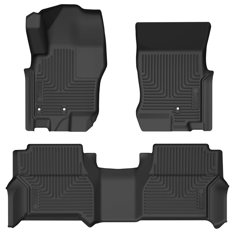 Husky Liners Weatherbeater - Front & 2nd Seat Floor Liners - 2009-2012 Suzuki Equator - Part 93491