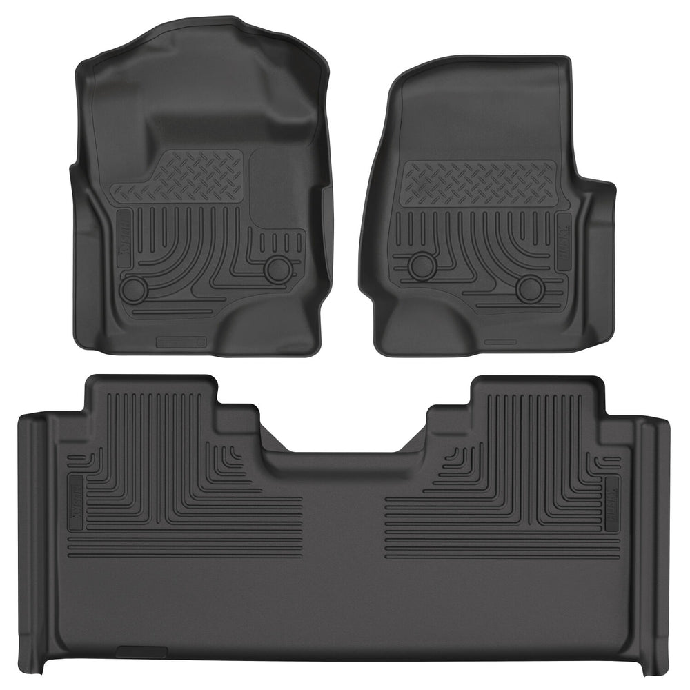 Husky Liners Weatherbeater - Front & 2nd Seat Floor Liners - Part 93651