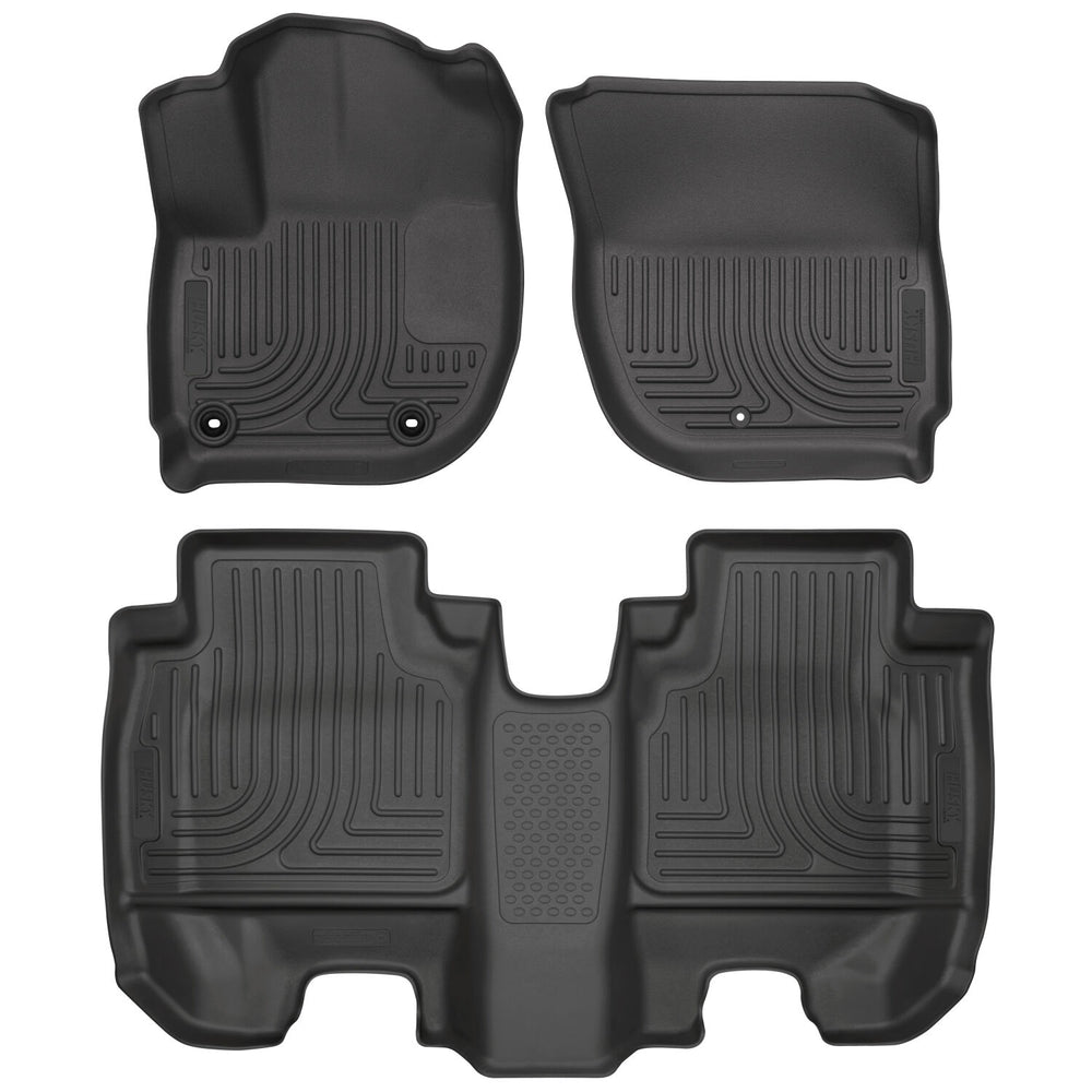 Husky Liners Weatherbeater - Front & 2nd Seat Floor Liners - 2016-2022 Honda HR-V - Part 93701