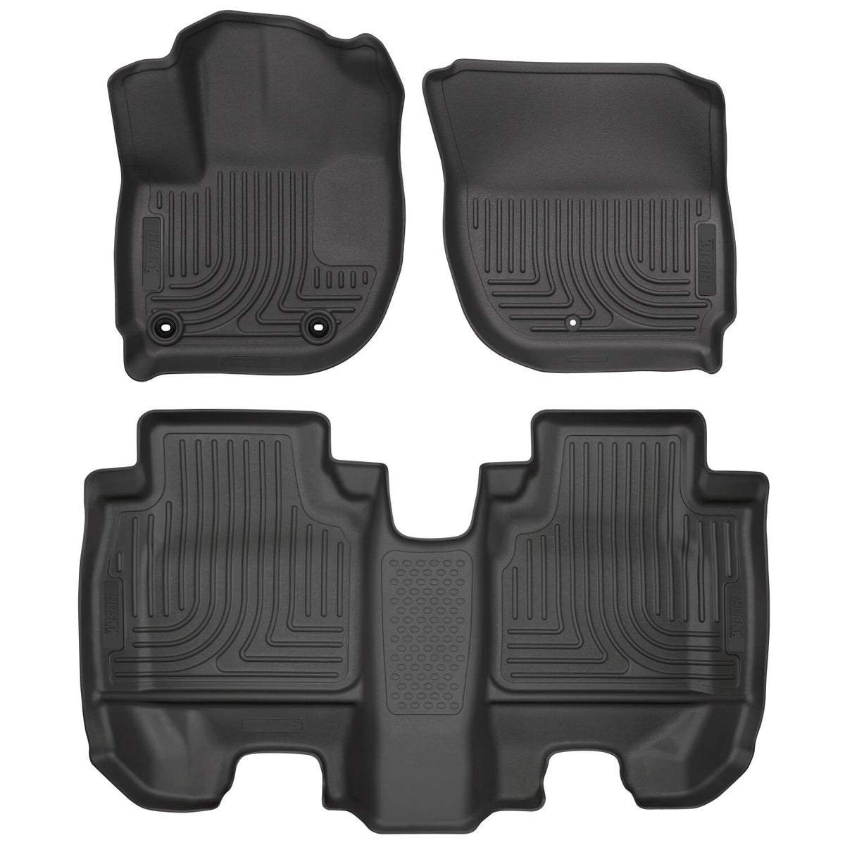 Husky Liners Weatherbeater - Front & 2nd Seat Floor Liners - 2016-2022 Honda HR-V - Part 93701