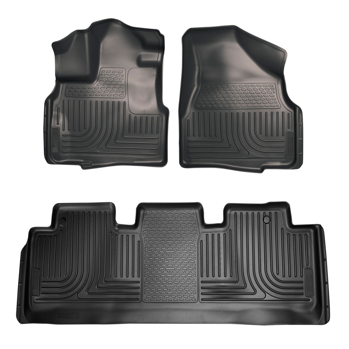 Husky Liners Weatherbeater - Front & 2nd Seat Floor Liners - 2011-2017 Honda Odyssey - Part 93751