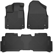 Husky Liners Weatherbeater - Front & 2nd Seat Floor Liners - 2018-2026 Honda Odyssey - Part 93761