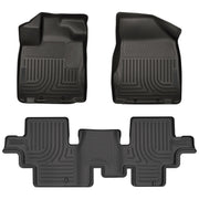 Husky Liners Weatherbeater - Front & 2nd Seat Floor Liners - 2013-2020 Nissan Pathfinder - Part 93791